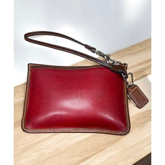 Vintage Coach 7023 Signature Denim Stripe Small Tote Bag & 8697 Skinny Wristlet - Picture 8 of 15